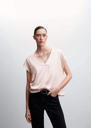 Camiseta Manga Corta Satinada