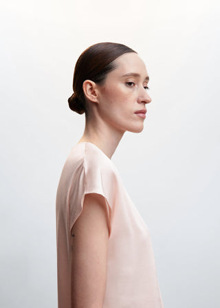 Camiseta Manga Corta Satinada