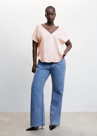 Camiseta Manga Corta Satinada