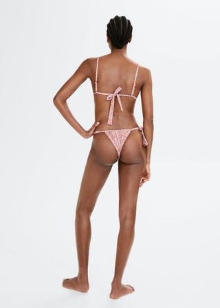 Braga de Traje de Baño con Estampado Floral.