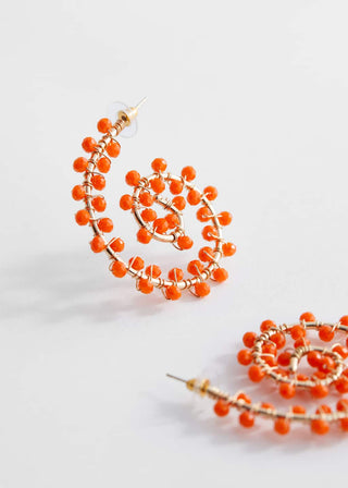 Aretes de Aro en Espiral