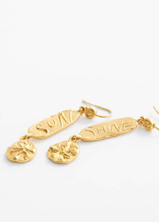 Aretes Largos con Monedas