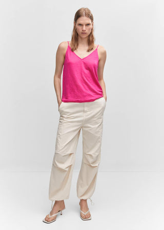 Blusa de Tirantes Finos de Lino