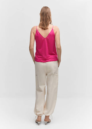 Blusa de Tirantes Finos de Lino