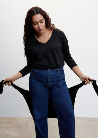 Camiseta Manga Larga de Algodón