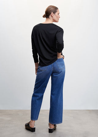 Camiseta Manga Larga de Algodón