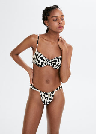 Braga de Traje de Baño con Estampado.