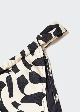 Braga de Traje de Baño con Estampado.