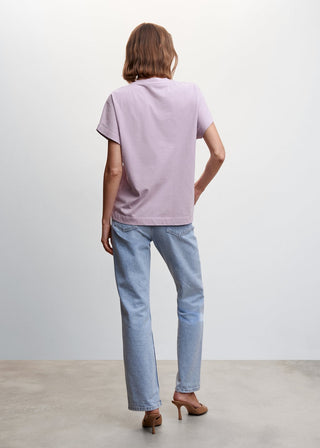 Camiseta Manga Corta Efecto Lavado