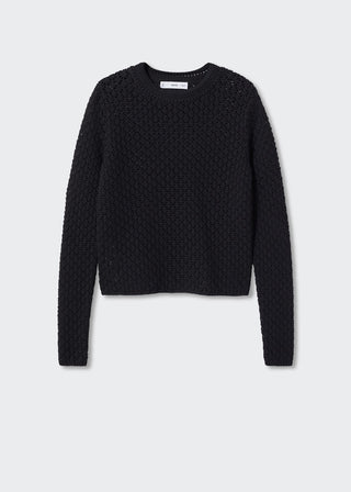 Cárdigan Cuello Redondo de Punto