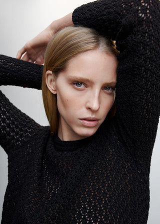 Cárdigan Cuello Redondo de Punto