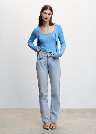 Blusa de Tirantes con Detalle de Volante