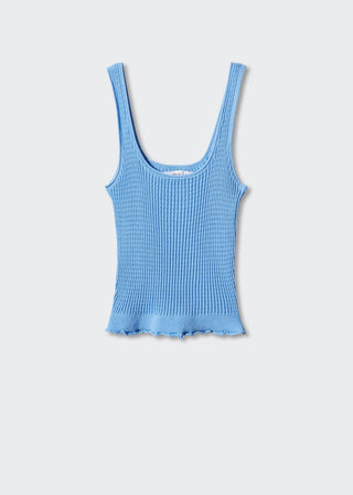 Blusa de Tirantes con Detalle de Volante