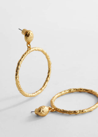 Aretes Grandes Texturizados