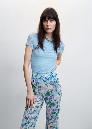 Camiseta Manga Corta Transparente