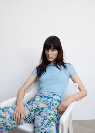 Camiseta Manga Corta Transparente