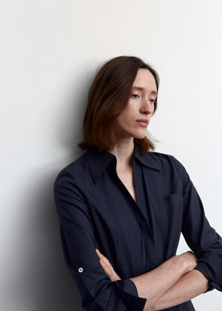 Camisa Manga Larga de Algodón