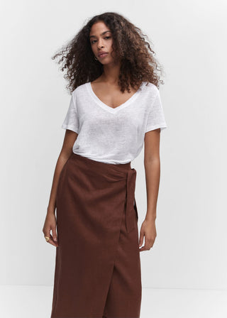 Camiseta Manga Corta de Lino