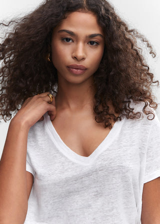 Camiseta Manga Corta de Lino