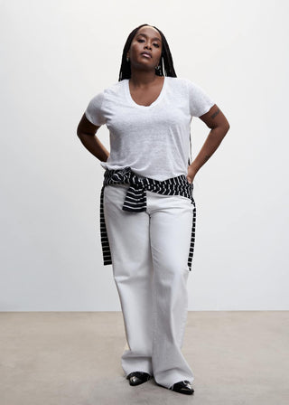 Camiseta Manga Corta de Lino