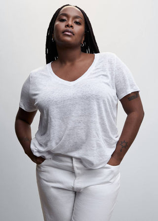 Camiseta Manga Corta de Lino