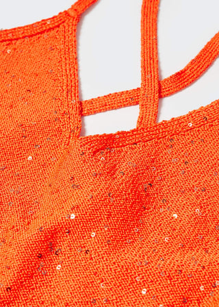 Blusa de Tirantes con Espalda Cruzada