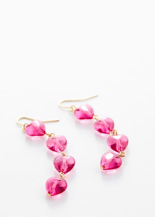 Aretes Largos de Corazón