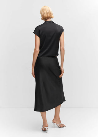 Blusa sin Mangas con Cuello Cruzado