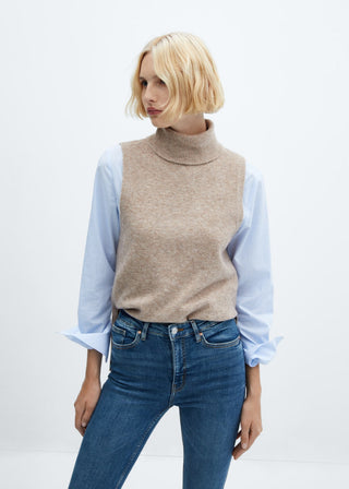 Jeans Skinny Talle Alto con Bolsillos