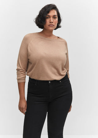 Jeans Skinny Talle Alto con Bolsillos