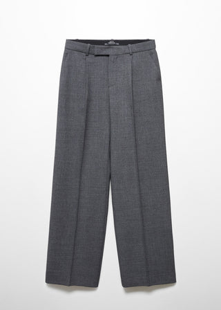 Pantalón Wide Leg con Detalle de Pinzas