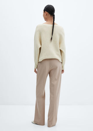 Pantalón Wide Leg con Cintura Elástica