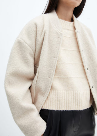 Cárdigan Cuello Redondo con Canalé