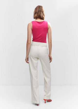 Camiseta Entallada con Tirantes Anchos