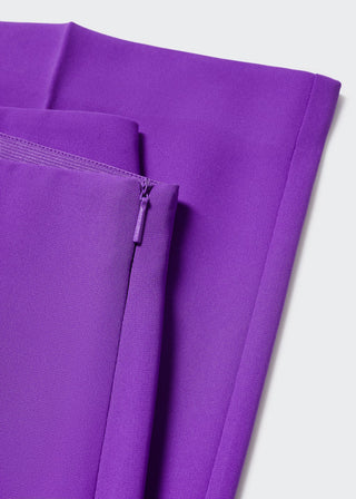 Pantalón Recto con Cintura Elástica