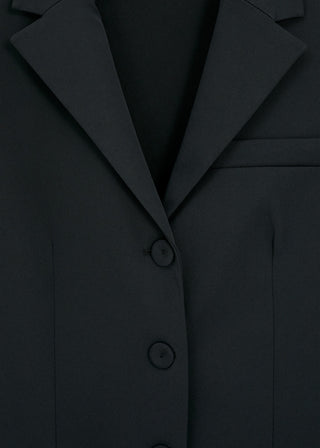 Blazer Recto con Detalle de Bolsillos