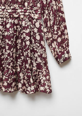 Vestido Manga Larga Cuello Perkins