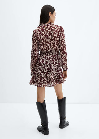 Vestido Manga Larga Cuello Perkins