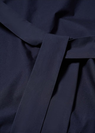 Vestido Camisero Manga Larga de Algodón