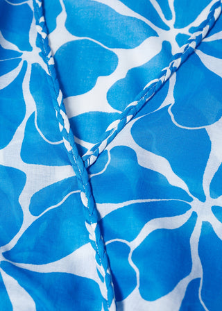 Blusa con Lazo Ajustable Estampado Floral