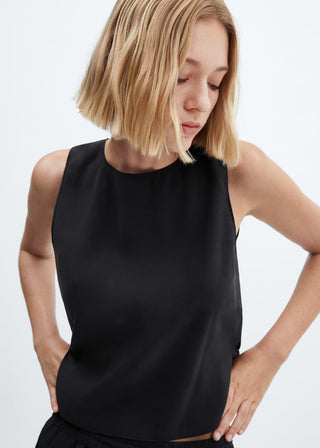 Blusa Cullo Redondo sin Mangas