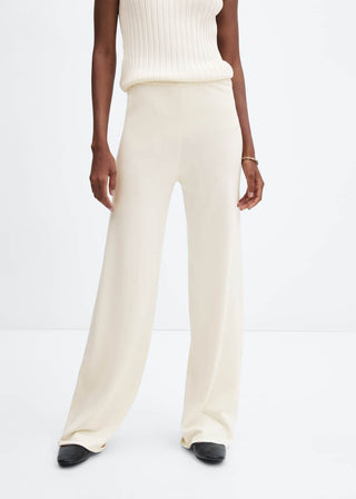 Pantalón Talle Medio con Cintura Elástica