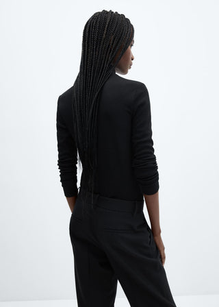 Camiseta Manga Larga con Cuello Alto