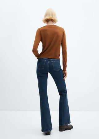 Cárdigan Cuello Redondo con Botones