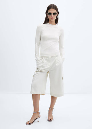 Cárdigan Cuello Perkins de Punto