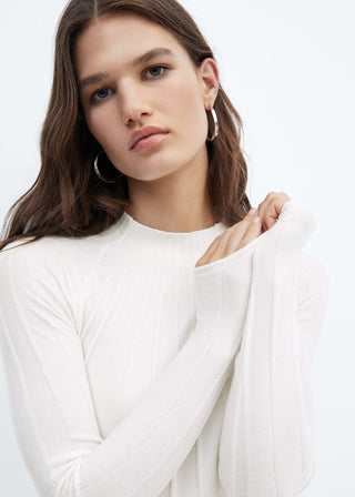 Cárdigan Cuello Perkins de Punto