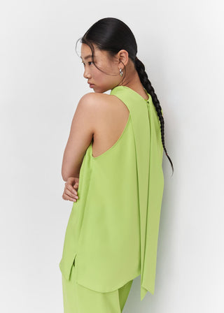 Blusa Cuello Halter con Detalle Abertura