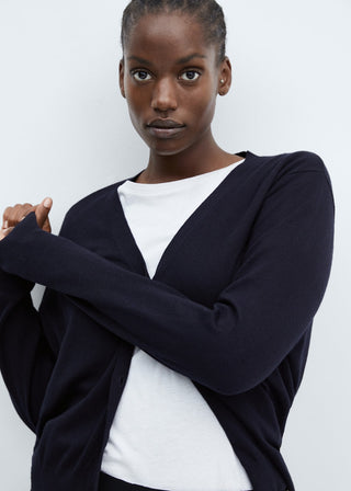 Cárdigan Manga Larga con Botones