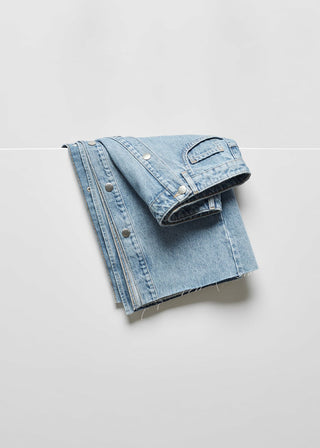 Enagua Denim con Detalle de Botones