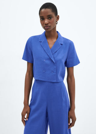 Pantalón Wide Leg con Cintura Elástica